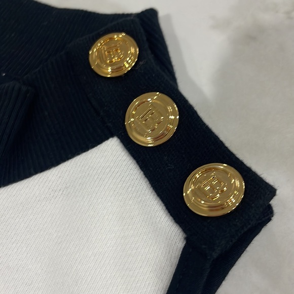 Balmain Kids White Mock Neck Tank Top - Picture 5 of 7